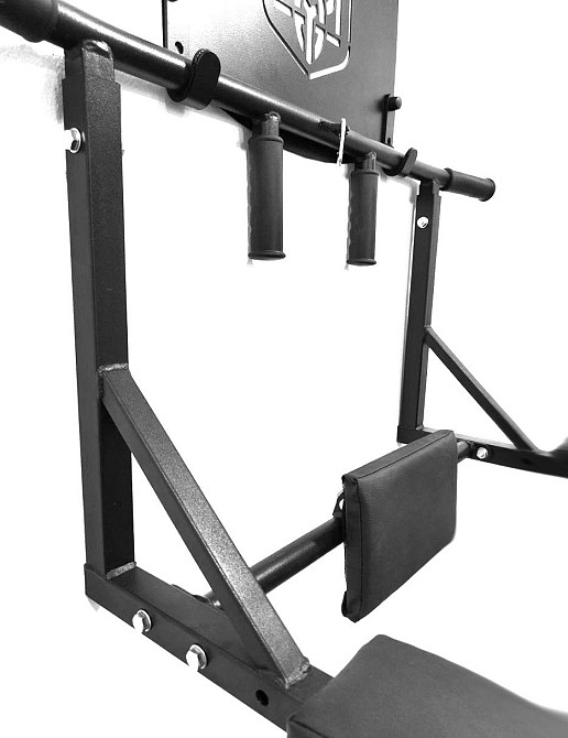 Турник с Резиновыми ручками, турник 4 в 1 с гербом Украины настенный с брусьями Харьков - изображение 7