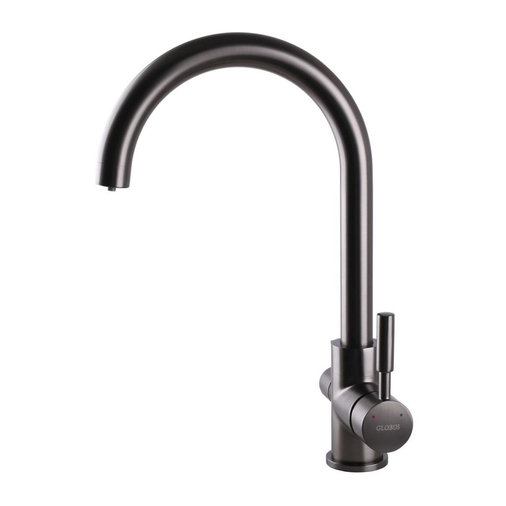Смеситель для кухни под осмос Globus Lux LAZER GLLR-0333-11-GRAPHITE (000021917) Киев - изображение 4