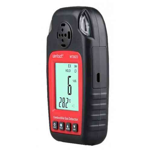Детектор горючих газів + термометр (0-100% LEL, 0-50 °C) WINTACT WT8823 Чернігів