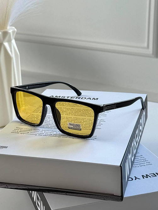 Стильні Чоловічі окуляри POLARIZED з пластиковою оправою на середнє обличчя Київ - фото 7