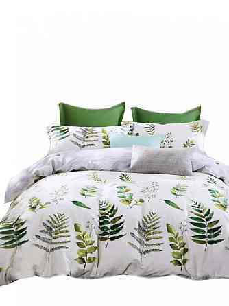 Ecotton Комплект постільної білизни Ecotton полуторний 150х215 см Папороть біла 21204 Коломыя