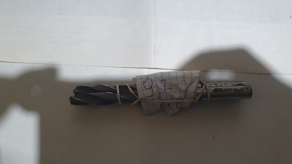 Свердло з циліндричним хвостовиком 9.2 мм. Р6М5. СССР. Харків - фото 1