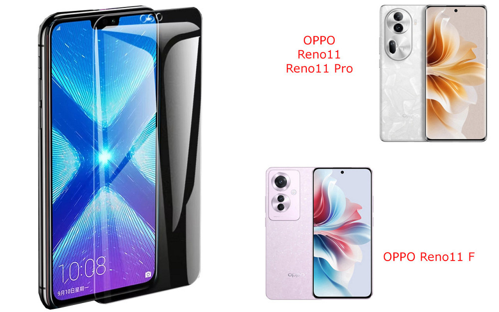 Защитное стекло NeoGlass для OPPO Reno11, Reno11 F, Reno11 Pro – ультрапрозрачное и устойчивое Киев - изображение 2