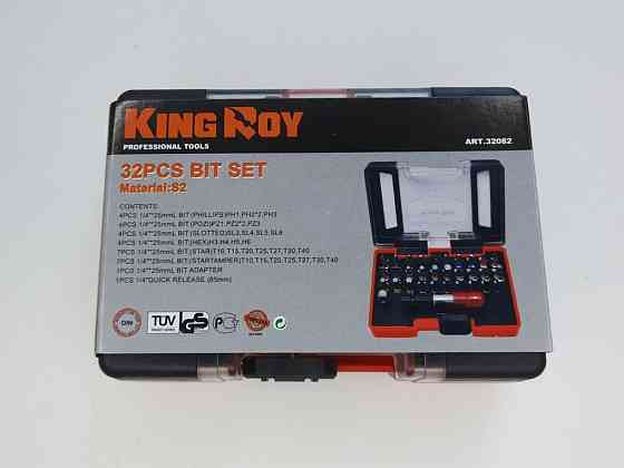 Набір біт 32ін. HEX, PH, PZ, SL, TORX (KingRoy 32082) Вінниця