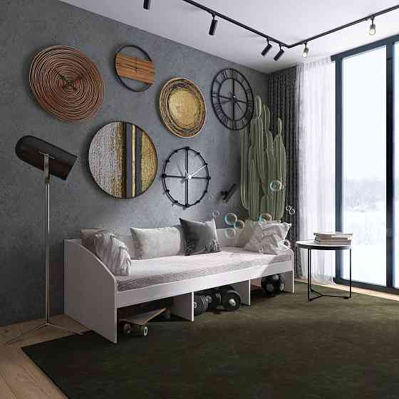 Ліжко односпальне Еверест Комфорт 3 193х84х59 см Німфея Альба (DTM-5731) Львів