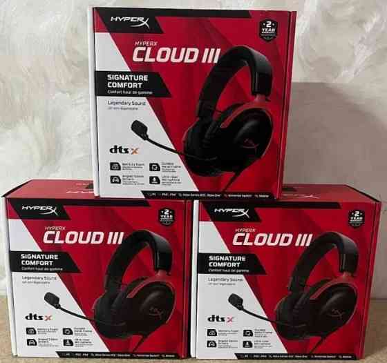 Навушники з Мікрофоном: Hyper X Cloud III Black/Red Харків