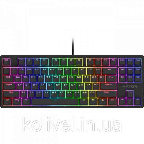 Клавіатура Hator Rockfall 2 Mecha TKL orange (HTK-520) black (HTK-520) Київ