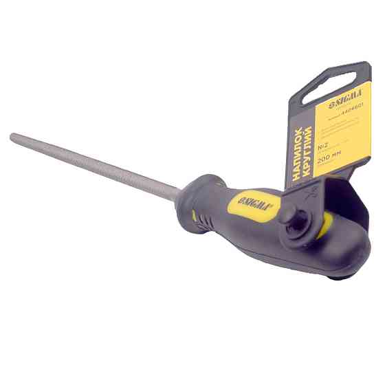 Напилок круглий 200 мм No2 двокомпонентна ручка SIGMA (4406601) Київ