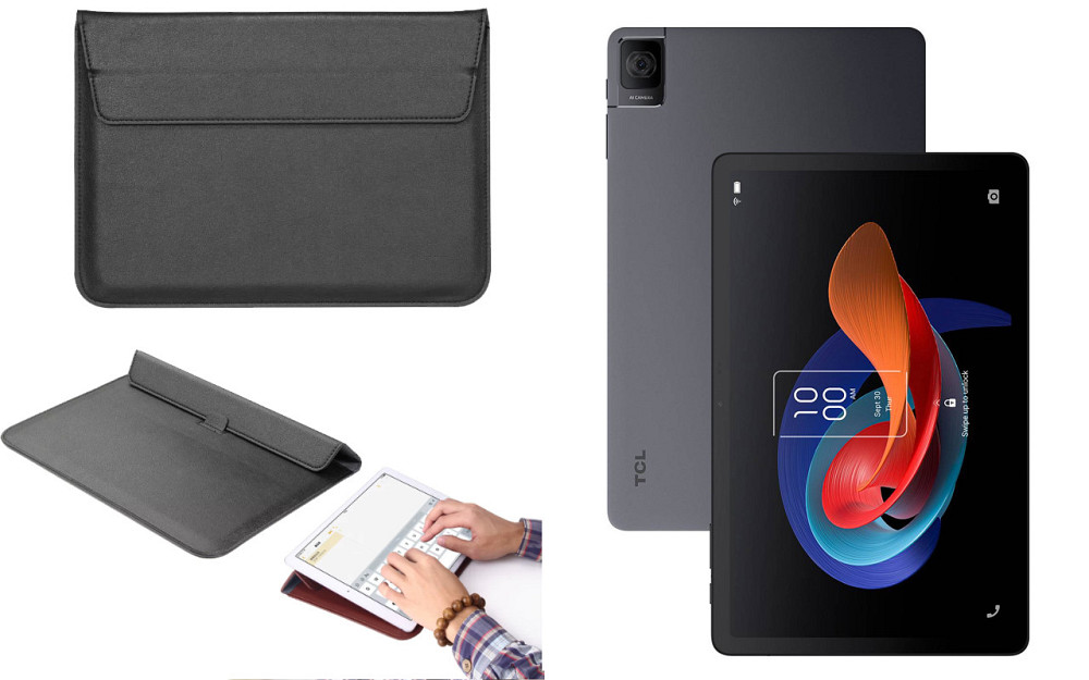 Чохол-конверт VitoCase для TCL Tab 10 Gen 2 (2023), з функцією підставки для планшета Чорний Київ - фото 1