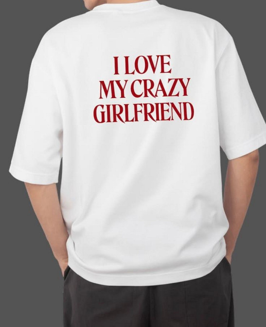 Парні футболки для закоханих «I Love My Girlfriend / Boyfriend» Чернівці - фото 2