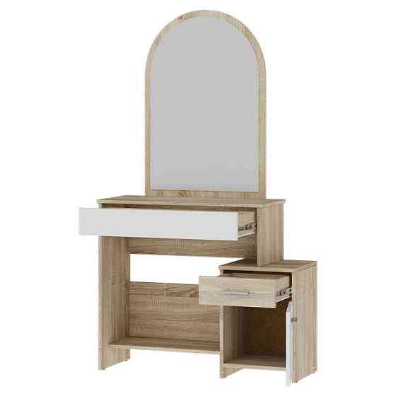 Туалетний столік Еверест Трюмо-1 Дуб сонома/Білий (DTM-073861) Львів