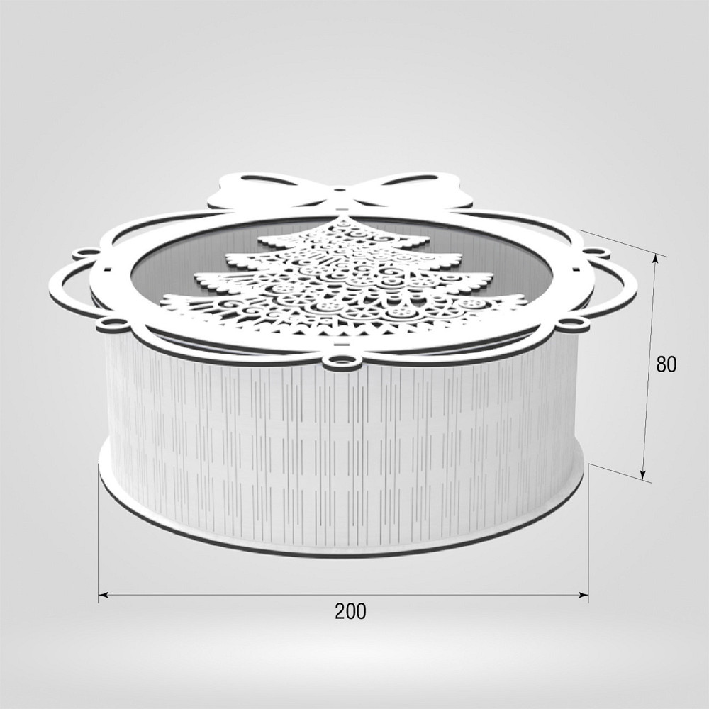 Подарочная коробка EKOSTAR d200 h80 Киев - изображение 3