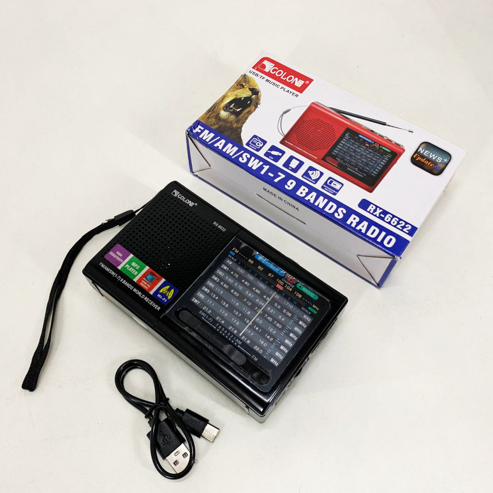 Радио с слотом для флеш-накопителя MP3 USB Golon RX-6622, Ретрорадио, Радиоприемники fm диапазона PZ-65 Львов - изображение 11