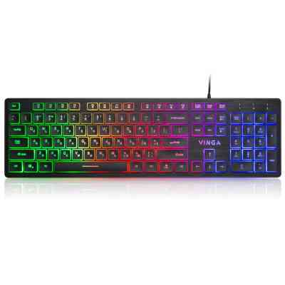 Клавіатура Vinga KB410 black Вінниця