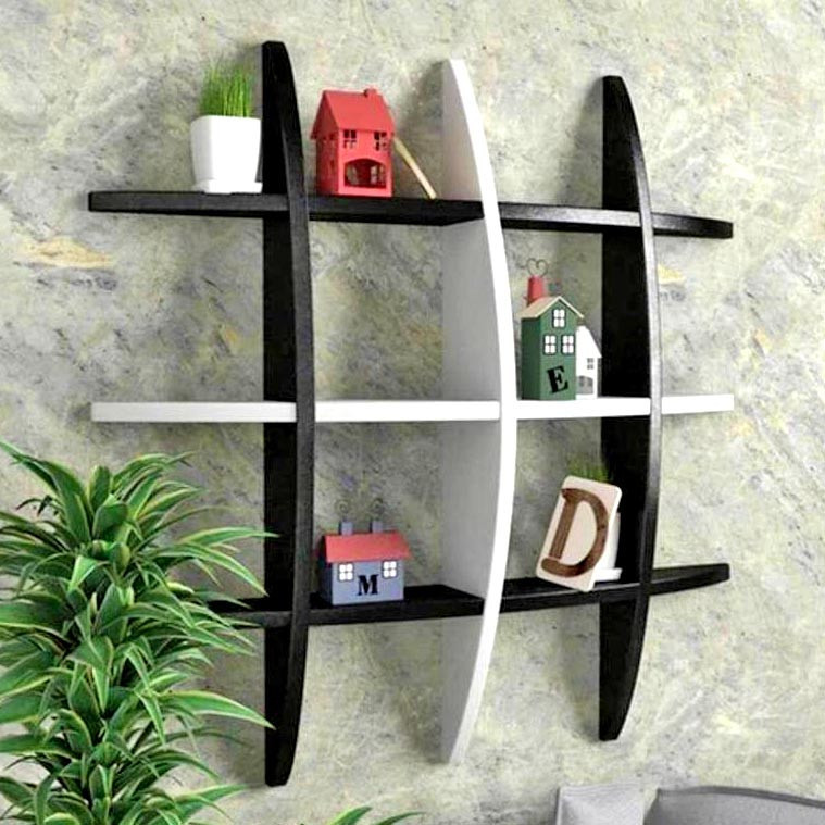 Настінна книжкова полиця "Володар" зефір-венге Миколаїв - фото 1