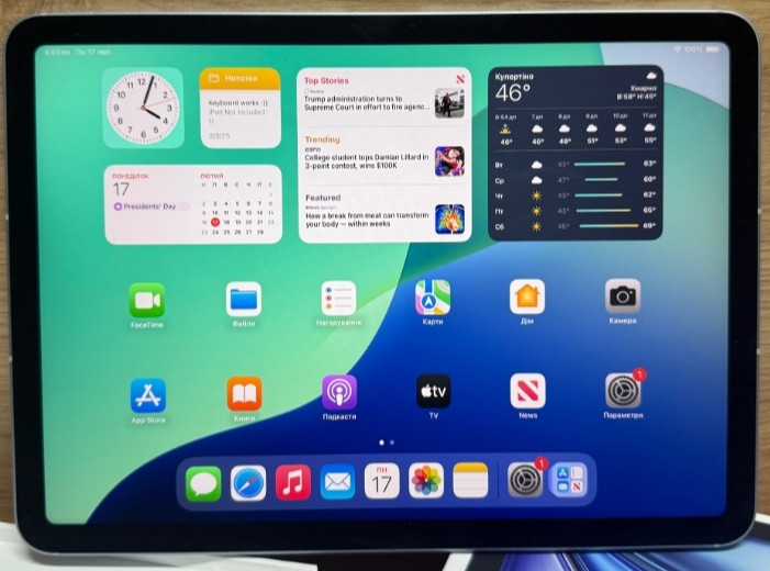 Новый Планшет open box 2024 iPad Air 11” 6-го покоління M2
Wi-Fi + Cellular Киев - изображение 7