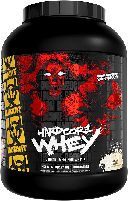 Протеїн Mutant Hardcore Whey 2270 г, Cookies &amp; Cream Луцьк - фото 1