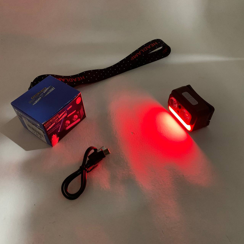 Ліхтарик на голову для роботи, Ліхтар на голову для бігу, Дуже потужний налобний ліхтар OX-77 Львів - фото 4