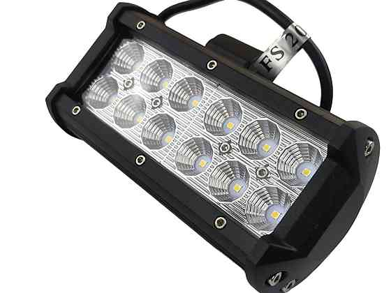 Фара ближнего света (12 led, дополнительная с крепежом, прямоугольная) светодиодная Мукачево