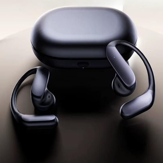 Наушники беспроводные  с шумоподавлением, сенсорным управлением и пространственным аудио,спортивные Bluetooth, Type-C,черные Каменец-Подольский