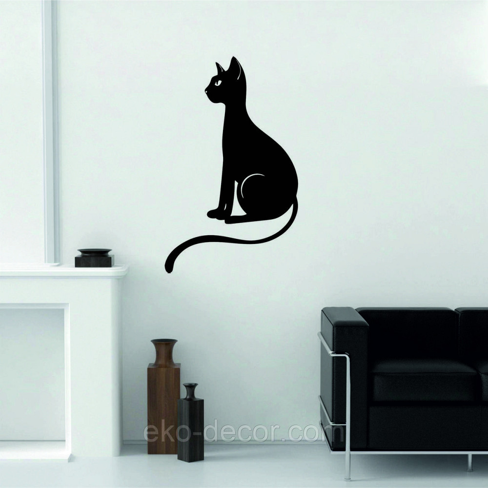 Декоративне настінне 3D Панно «Кіт» Декор на стіну з об'ємом Київ - фото 3