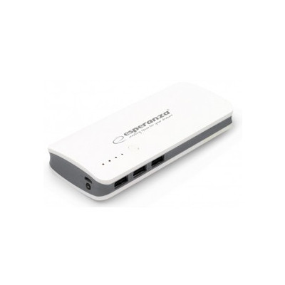 Батарея универсальная Esperanza 8000mAh input/Micro-USB, output/3*USB, White/Grey (EMP106WE) Винница - изображение 1
