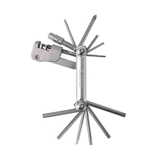 Мультитул Grey's 2/2.5/3/4/5/6/8мм, пласка викрутка/Philips, витискач ланцюга, лопатка Львів
