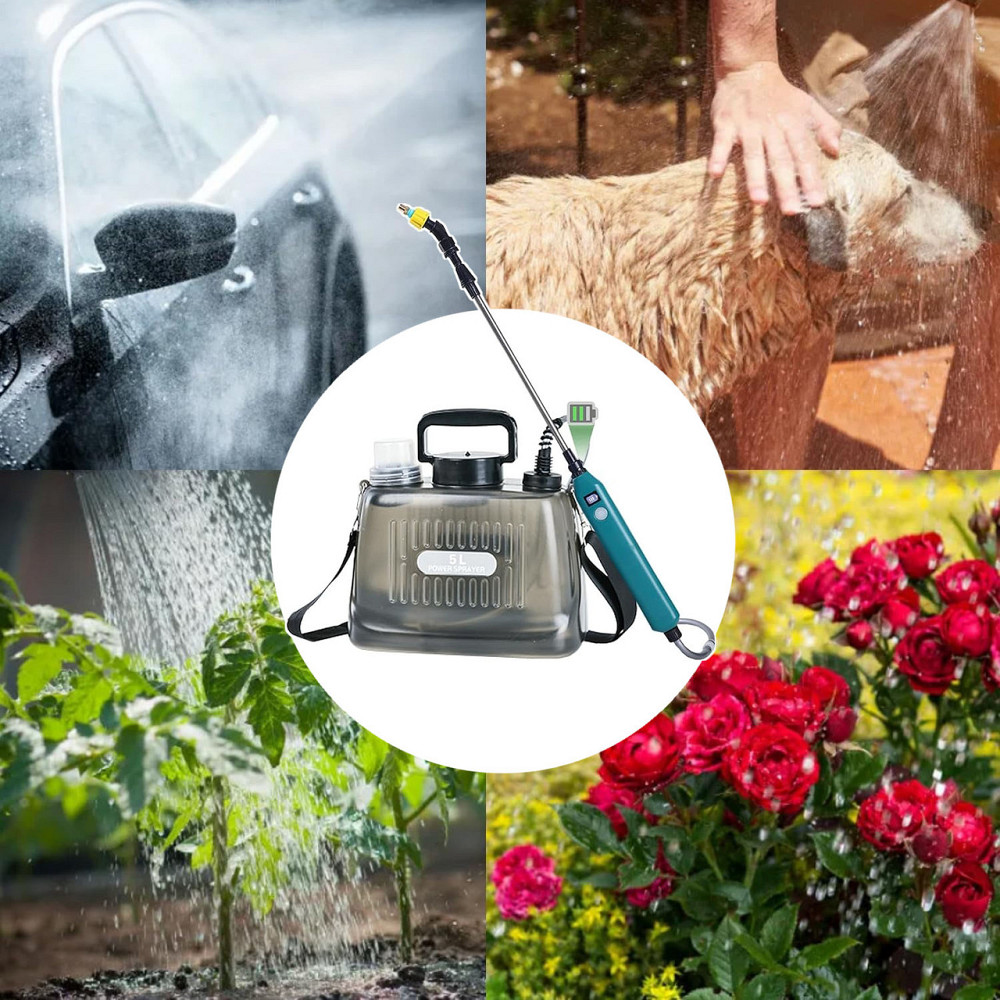 Акумуляторний обприскувач 5л,2000мАч + насадки SBR Київ - фото 6