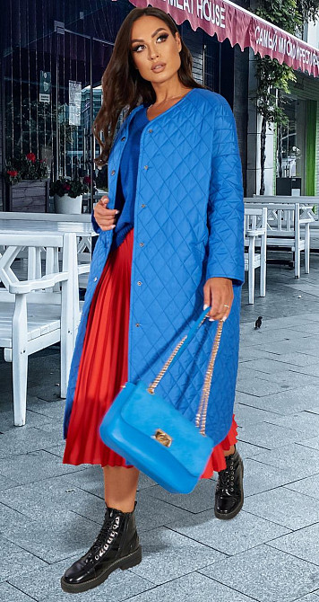 Стьобана куртка з накладними кишенями (46) Київ - фото 4