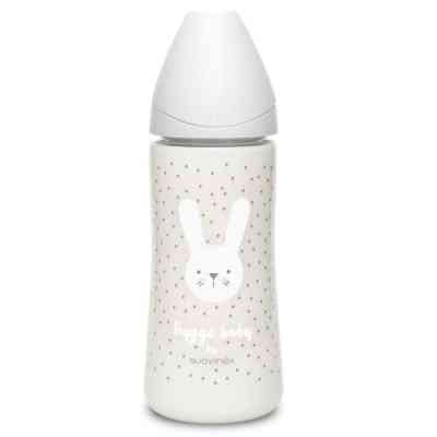Пляшечка для годування Suavinex Hygge Затишні історії, 360 мл, сірий зайчик (306693) Вінниця