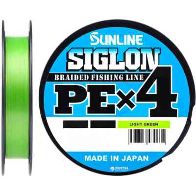 Шнур Sunline Siglon PE н4 150m 0.6/0.132mm 10lb/4.5kg Light Green (1658.09.04) Винница