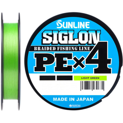 Шнур Sunline Siglon PE н4 150m 0.6/0.132mm 10lb/4.5kg Light Green (1658.09.04) Винница - изображение 1