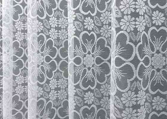 Тюль VR-Textil 1607т Жакард Білий 200х270 см (42-1110) Київ