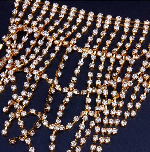 Трусики з камінням та ланцюжками one size золотистий Київ - фото 7