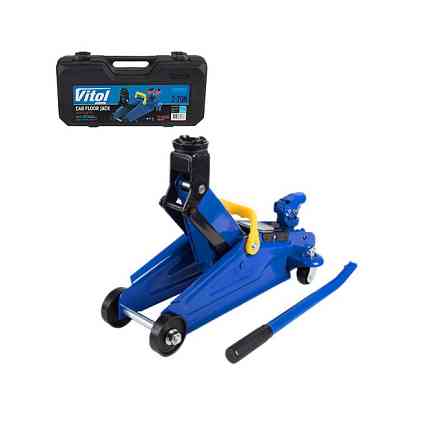 Домкрат подкатной 2т 8.5кг чемодан ДП-135340К 135-340мм с поворот. ручкой T820050RS Вінниця