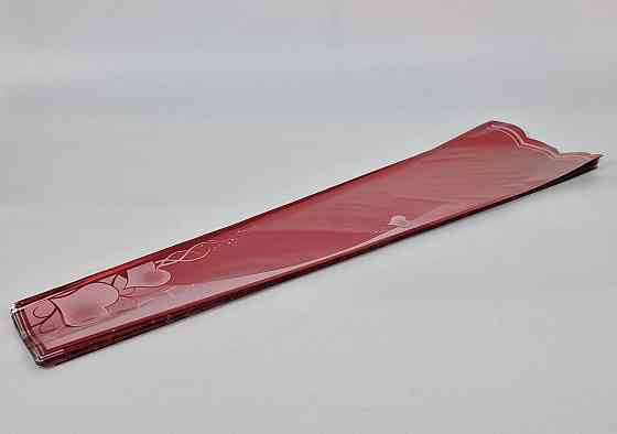 Конусне паковання під квіти h80/ 9низ/21верх метал червоний (100 шт.) візерунок141 (8) (100 шт.) Харків