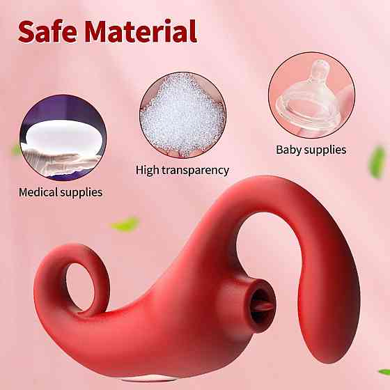 Вібратор - Merfi, 10 Vibration Functions, 10 Frequency Tongue Licking USB Sex Aura Київ