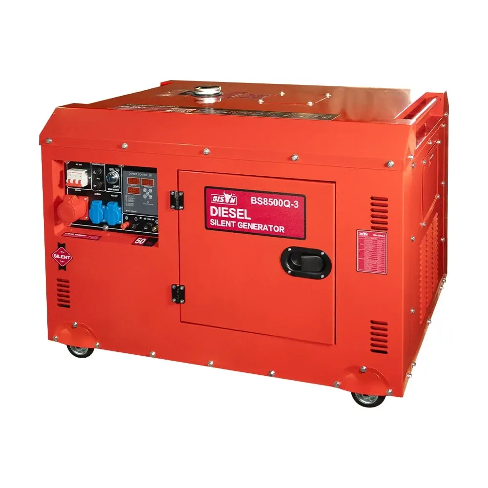 Генератор дизельний трифазний 6 кВт Bison BS8500Q-3 (41-00413) Киев - изображение 1