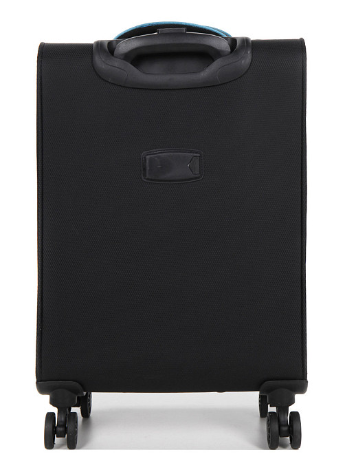 Чемодан тканевый SNOWBALL 22204 малый 55 см 4 колеса черный Киев - изображение 3