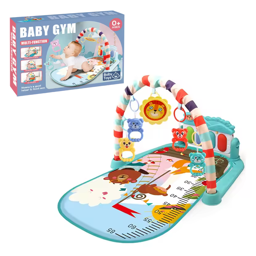 Дитячий ігровий килимок з музичним піаніно, іграшками, шкалою росту, дизайн корабель, килимок для малюків Кам'янець-Подільський - фото 1