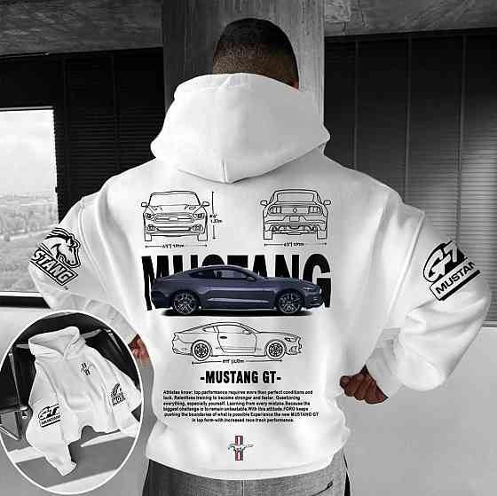 Худи, белая толстовка мужская, свитшот 2711253804 размер 50 Днепр