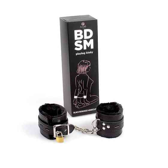 Наручники - Black Bondage Handcuffs Sex Aura Київ