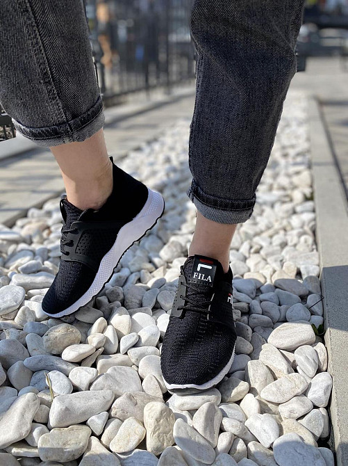 IDEAL Кросівки жіночі IDEAL 219 чорні (весна-осінь, текстиль + сітка) (2473) Коломыя - изображение 3