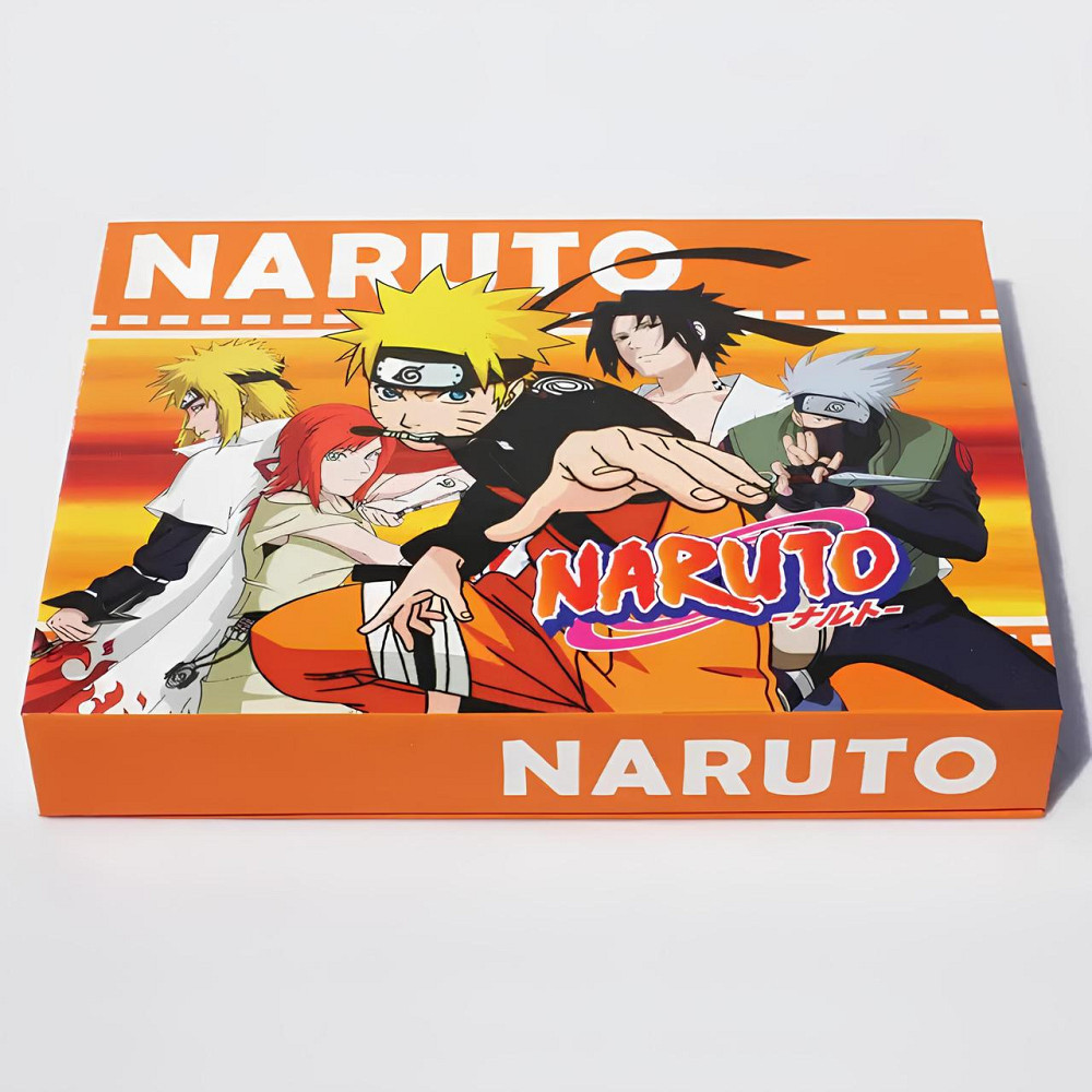 Комплект іграшкових кунаї шинобі Наруто Узумаки RESTEQ — металеві кинджали, сюрікен, амулет і коробка Київ - фото 8