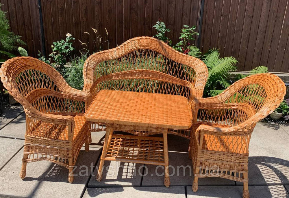 Набор мебели Капля, плетенный Киев - изображение 4