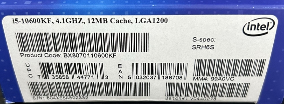 Процессор lntel Core 15 10600KF Киев - изображение 3