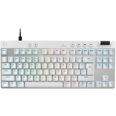 Клавіатура Logitech G PRO X TKL Rapid Linear USB UA White (920-013242) Вінниця - фото 1