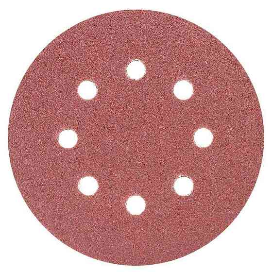 Шлифовальный круг 8 отверстий Ø125мм P60 (10шт) SIGMA (9122641) Киев