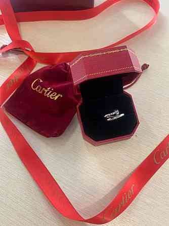 Кольцо Гвоздь посеребрение / Брендовое кольцо Cartier в красивой брендовой упаковке Одесса