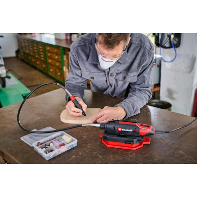 Гравер Einhell TC-MT 150E 150Вт, гибкий вал, набор насадок (4419380) Винница - изображение 3